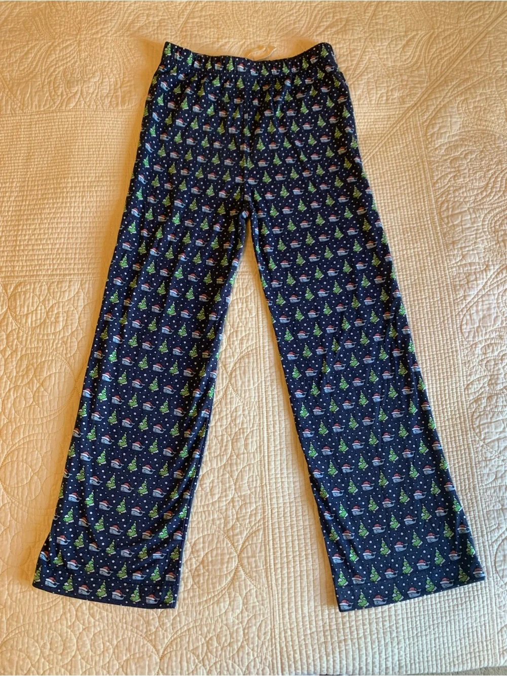Vineyard Vines Santa Whale & Christmas Tree Lounge Pajama Pants